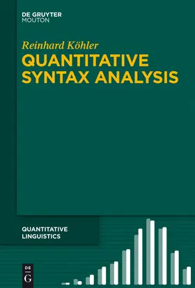 Köhler |  Quantitative Syntax Analysis | Buch |  Sack Fachmedien