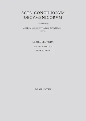 Lamberz / Schwartz / Straub |  Concilii Actiones IV-V | Buch |  Sack Fachmedien
