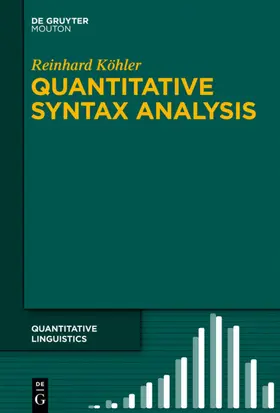 Köhler |  Quantitative Syntax Analysis | eBook | Sack Fachmedien