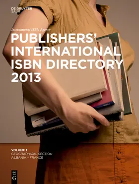 Publishers' International ISBN Directory 2013 | Buch | 978-3-11-027418-9 | sack.de