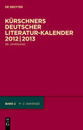 Kürschner |  2012/2013 | Buch |  Sack Fachmedien
