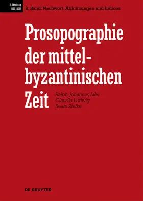 Lilie / Ludwig / et al. |  Nachwort, Abkürzungen und Indices | Buch |  Sack Fachmedien