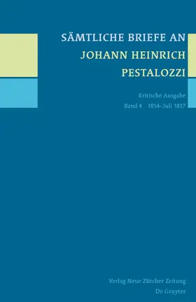 Horlacher / Tröhler |  1814-Juli 1817 | Buch |  Sack Fachmedien