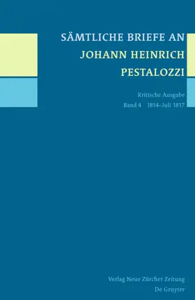 Horlacher / Tröhler |  1814-Juli 1817 | eBook | Sack Fachmedien