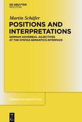Schäfer |  Positions and Interpretations | Buch |  Sack Fachmedien