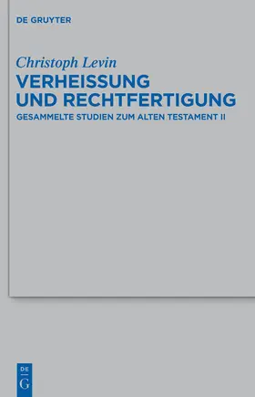Levin |  Verheißung und Rechtfertigung | Buch |  Sack Fachmedien