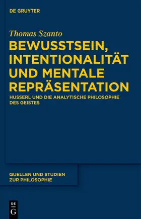 Szanto |  Bewusstsein, Intentionalität und mentale Repräsentation | eBook | Sack Fachmedien
