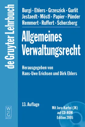 Erichsen / Ehlers / Burgi | Allgemeines Verwaltungsrecht | E-Book | www.sack.de