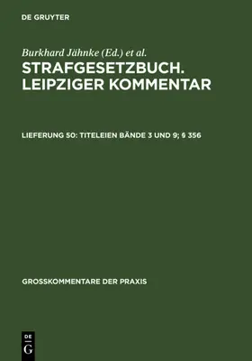 Gillmeister | Titeleien Bände 3 und 9; § 356 | E-Book | www.sack.de