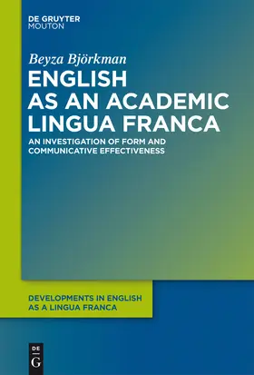 Björkman |  English as an Academic Lingua Franca | Buch |  Sack Fachmedien