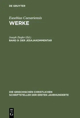 Ziegler | Der Jesajakommentar | E-Book | www.sack.de