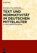 Brüggen / Suerbaum / Holznagel |  Text und Normativität im deutschen Mittelalter | Buch |  Sack Fachmedien