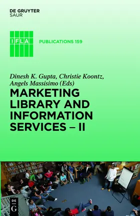 Gupta / Koontz / Massisimo |  Marketing Library and Information Services II | Buch |  Sack Fachmedien
