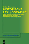 Reichmann |  Historische Lexikographie | Buch |  Sack Fachmedien