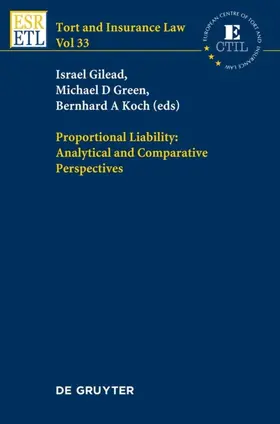 Gilead / Green / Koch | Proportional Liability: Analytical and Comparative Perspectives | E-Book | sack.de