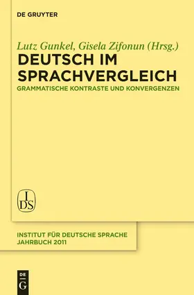Zifonun / Gunkel |  Deutsch im Sprachvergleich | Buch |  Sack Fachmedien