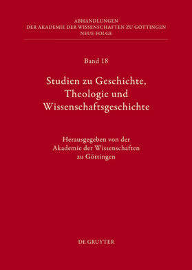 Studien zu Geschichte, Theologie und Wissenschaftsgeschichte | E-Book | sack.de