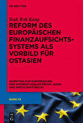Kang |  Reform des europäischen Finanzaufsichtssystems als Vorbild für Ostasien | Buch |  Sack Fachmedien