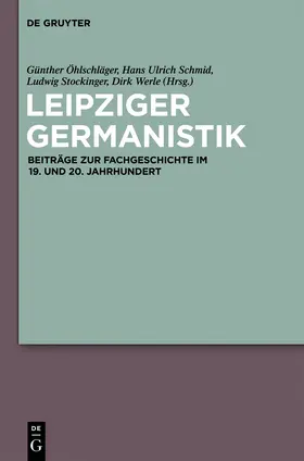Öhlschläger / Werle / Schmid |  Leipziger Germanistik | Buch |  Sack Fachmedien