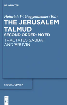 Guggenheimer |  Tractates ¿abbat and 'Eruvin | Buch |  Sack Fachmedien