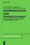 Günthner / Schneider / Imo |  Kommunikation und Öffentlichkeit | Buch |  Sack Fachmedien