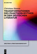 Hansen |  Transformationen des Phaethon-Mythos in der deutschen Literatur | Buch |  Sack Fachmedien