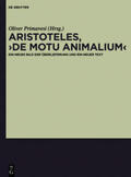 Primavesi |  Aristoteles, "De motu animalium" | Buch |  Sack Fachmedien