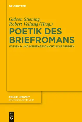 Vellusig / Stiening |  Poetik des Briefromans | Buch |  Sack Fachmedien