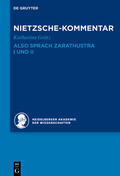 Grätz |  Kommentar zu Nietzsches "Also sprach Zarathustra" I und II | Buch |  Sack Fachmedien