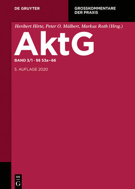 Arnold / Gehrlein / Henze | Aktiengesetz / §§ 53a-66 | E-Book | sack.de