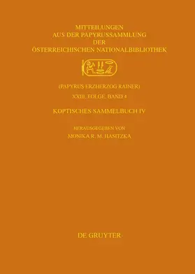 Hasitzka |  Koptisches Sammelbuch IV | Buch |  Sack Fachmedien