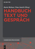 Birkner / Janich |  Handbuch Text und Gespräch | Buch |  Sack Fachmedien