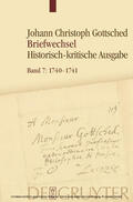 Gottsched / Döring / Menzel |  August 1740 – Oktober 1741 | eBook | Sack Fachmedien