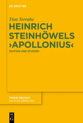 Terrahe | Heinrich Steinhöwels 'Apollonius' | Buch | 978-3-11-029731-7 | www.sack.de
