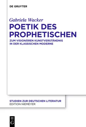 Wacker |  Poetik des Prophetischen | eBook | Sack Fachmedien