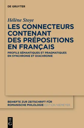 Stoye | Les connecteurs contenant des prépositions en français | E-Book | www.sack.de