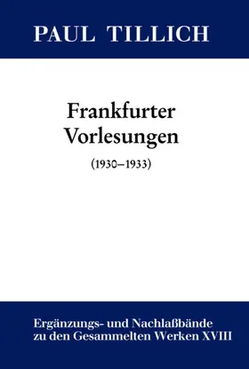 Sturm |  Frankfurter Vorlesungen | eBook | Sack Fachmedien