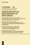 Walter / et al. / Gärditz |  Repräsentative Demokratie in der Krise? | Buch |  Sack Fachmedien