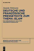 Wehrstein |  Deutsche und französische Pressetexte zum Thema ¿Islam¿ | Buch |  Sack Fachmedien