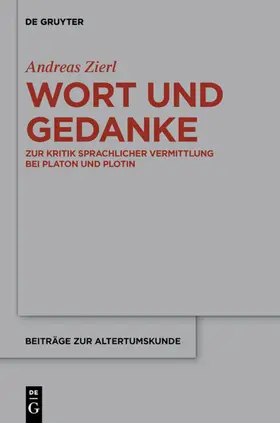 Zierl | Wort und Gedanke | E-Book | www.sack.de