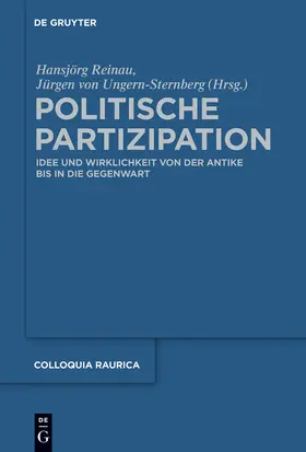 Ungern-Sternberg / Reinau |  Politische Partizipation | Buch |  Sack Fachmedien