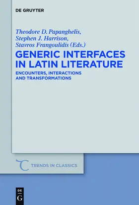 Papanghelis / Harrison / Frangoulidis |  Generic Interfaces in Latin Literature | Buch |  Sack Fachmedien