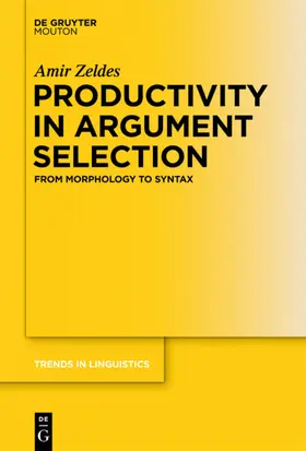 Zeldes | Productivity in Argument Selection | E-Book | sack.de