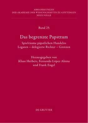 Herbers / López Alsina / Engel |  Das begrenzte Papsttum | Buch |  Sack Fachmedien