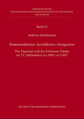 Holndonner |  Kommunikation - Jurisdiktion - Integration | eBook | Sack Fachmedien