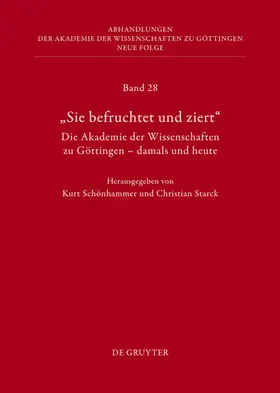 Starck / Schönhammer |  Die Geschichte der Akademie der Wissenschaften. Teil 1 | eBook | Sack Fachmedien