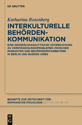 Rosenberg |  Interkulturelle Behördenkommunikation | Buch |  Sack Fachmedien
