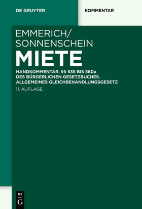 Emmerich / Haug / Rolfs | Miete | Buch | 978-3-11-031037-5 | sack.de