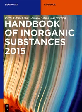 Villars / Cenzual / Gladyshevskii | Inorganic Substances. 2015 | E-Book | sack.de
