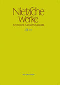 Haase / Kohlenbach / Riebe |  Friedrich Nietzsche: Werke. Abteilung 9 Bd. 10 mit CD-ROM | Buch |  Sack Fachmedien